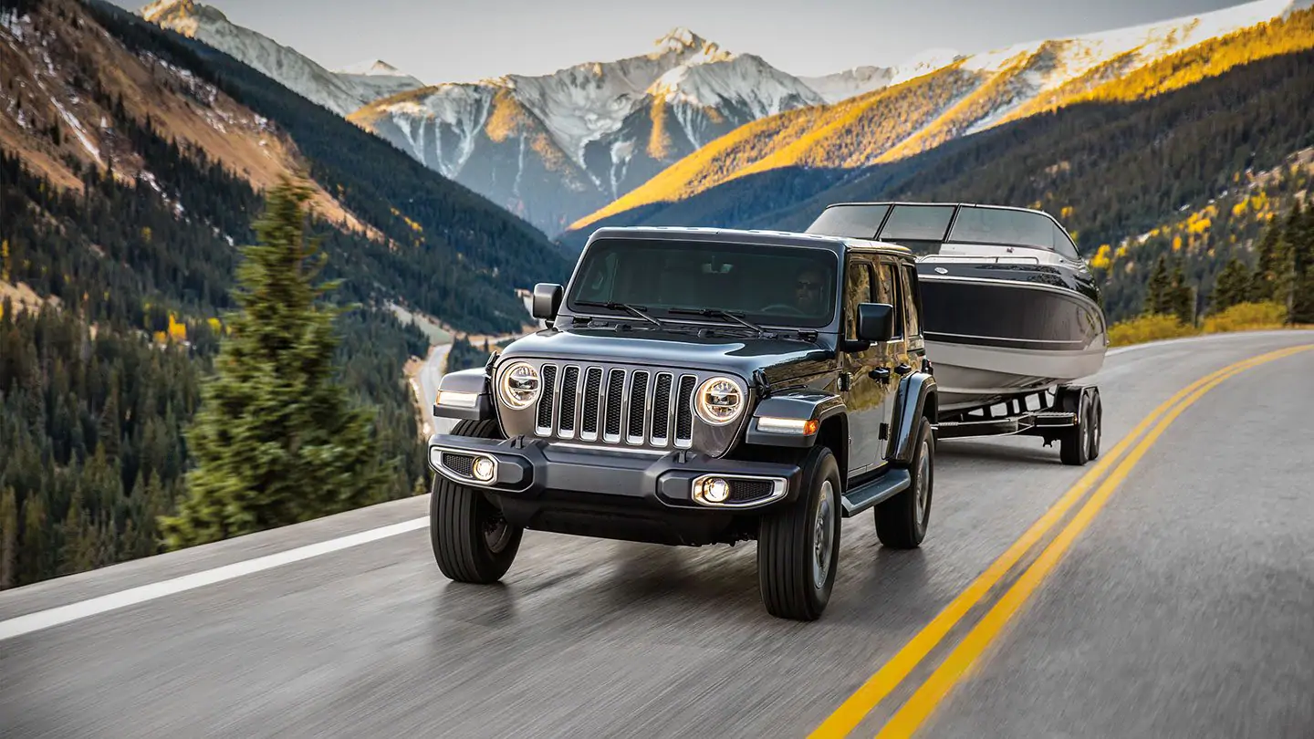 2019 Jeep Wrangler Unlimited Sahara Grey Exterior Towing Picutre